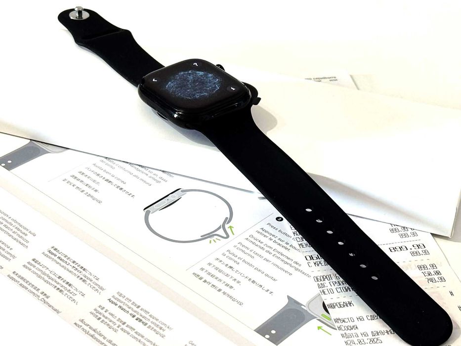 Бартер! Гаранция! Apple Watch 10 46mm Jet Black (Черен)