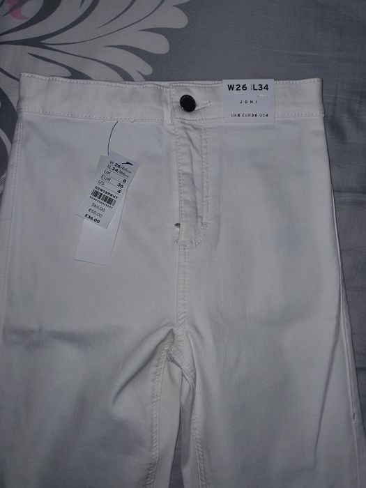 Pantaloni albi dama