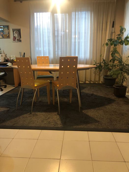 Швейцарски дизайнерски  трапезарен комплект-  Mobel Pfister