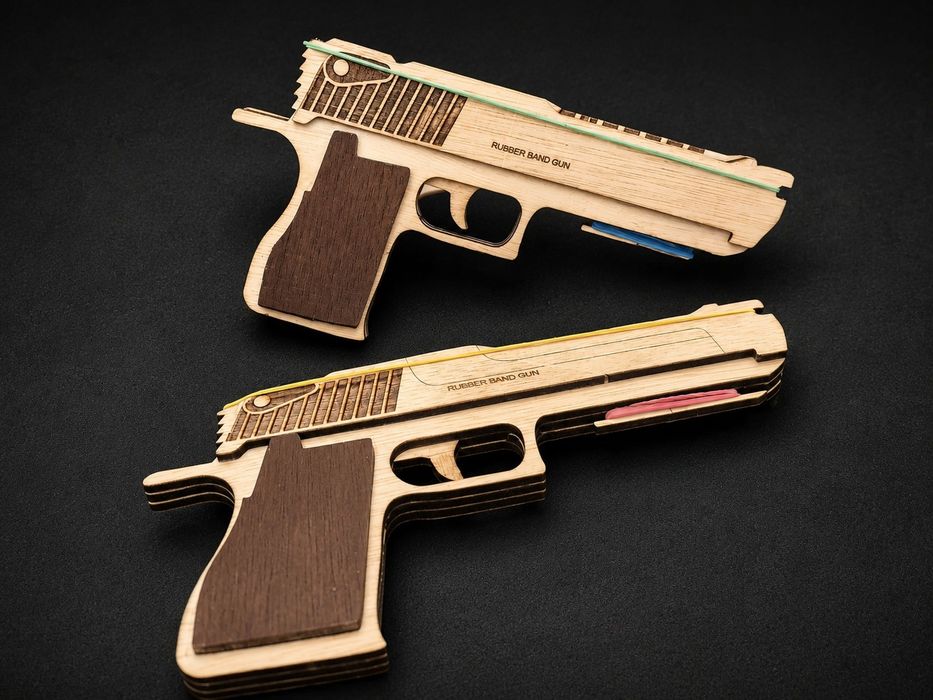 Pistol cu elastice
