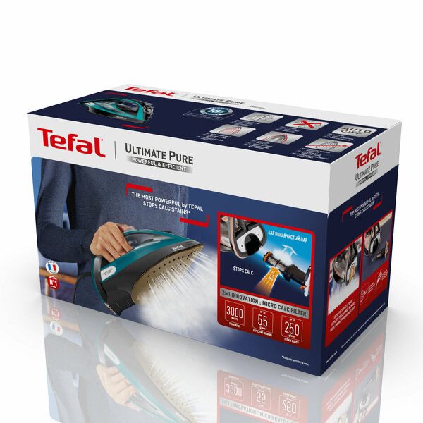Паровой утюг для одежды Tefal Ultimate Pure FV9837E0