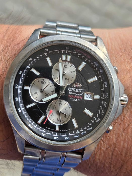 Ceas orient chronograph 43mm.