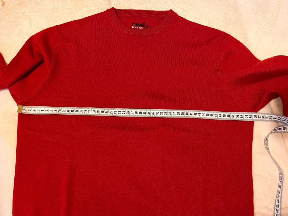 Pulover merino Maselli rosu