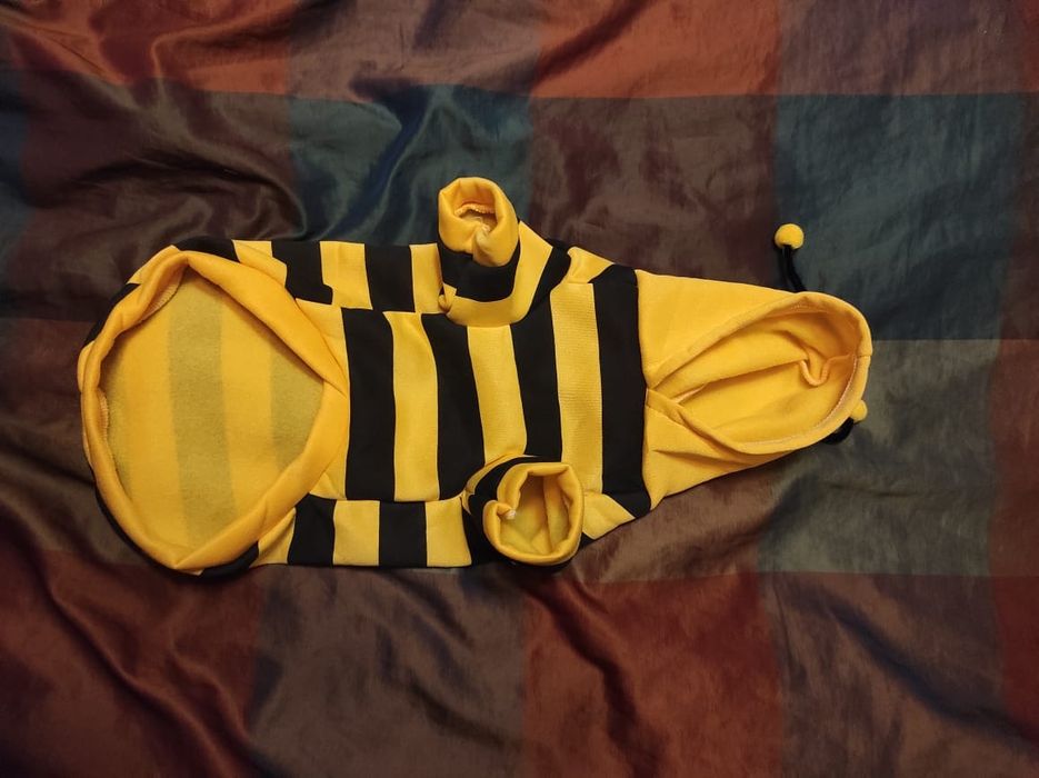 Тёплая одежда для кота. Худи Пчёлка.