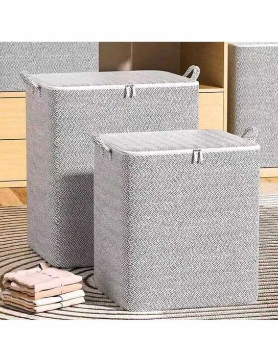 Нови Текстилни Сгъваеми торби за съхранение с цип