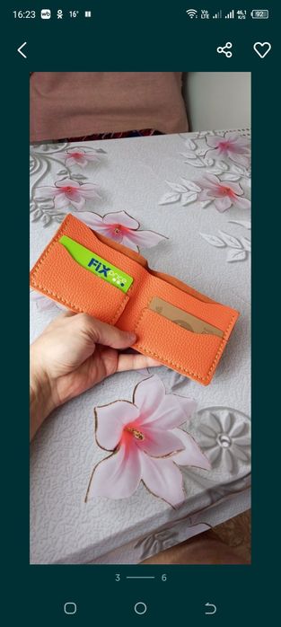 Продам новый - Кожаный кошелек .