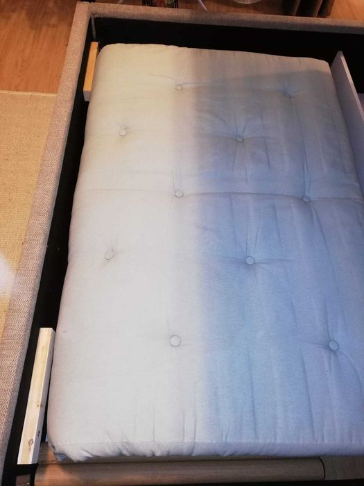 Canapea extensibilă bleu 140 cm Roots - Karup Design