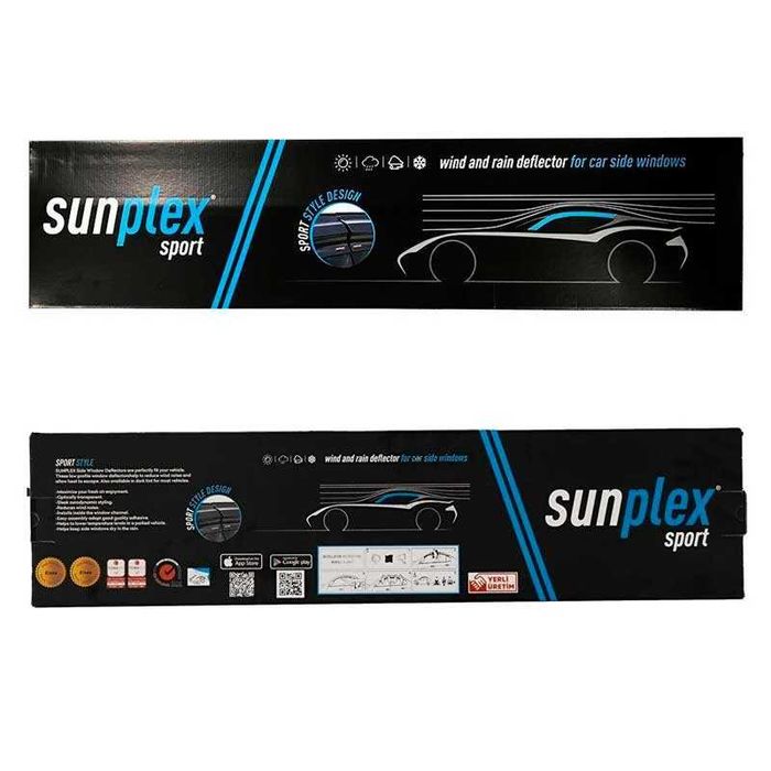 К-т ветробрани Sunplex за Dacia Logan MCV 2013-2019г. 4 броя