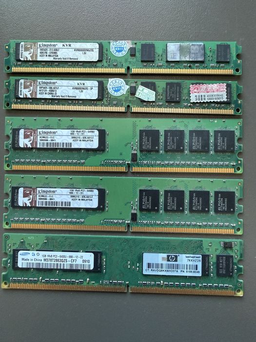 DDR2 800MHz PC2-6400 1gb 2gb 4gb