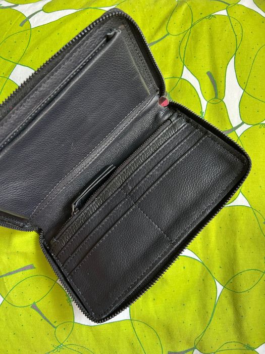 Черен широк правоъгълен портфейл Day Malene Birger