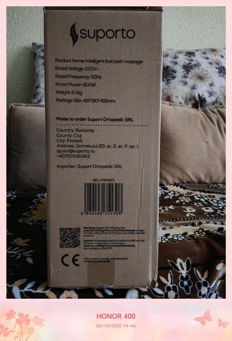 Aparat inteligent de hidromasaj.