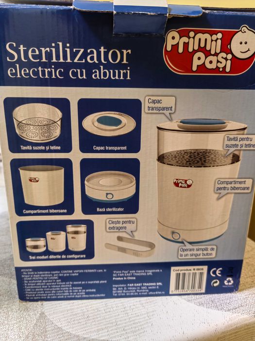 Vand sterilizator electric cu aburi - Primii Pasi