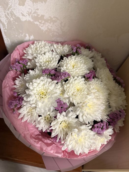 Харизантема с гортензией