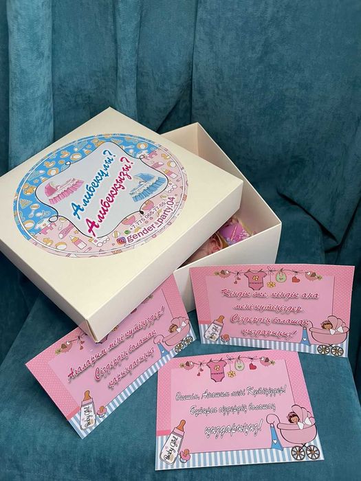 цветной дым, хлопушка и шокобоксы на гендер пати Gender party