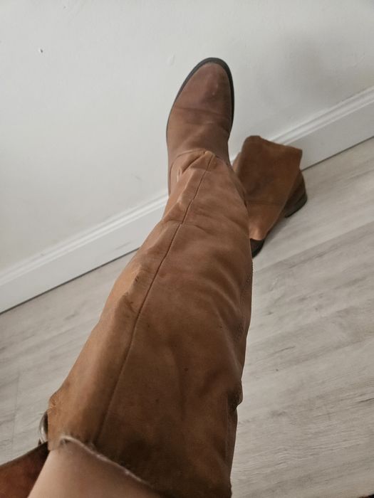 Сапоги жен.натур кожа.