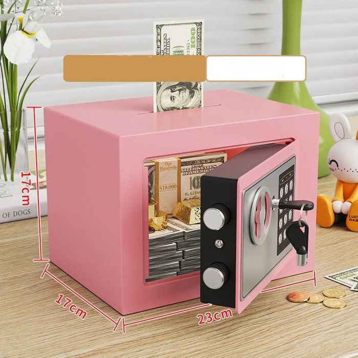 Металлический сейф для денег и документов офисный с замком