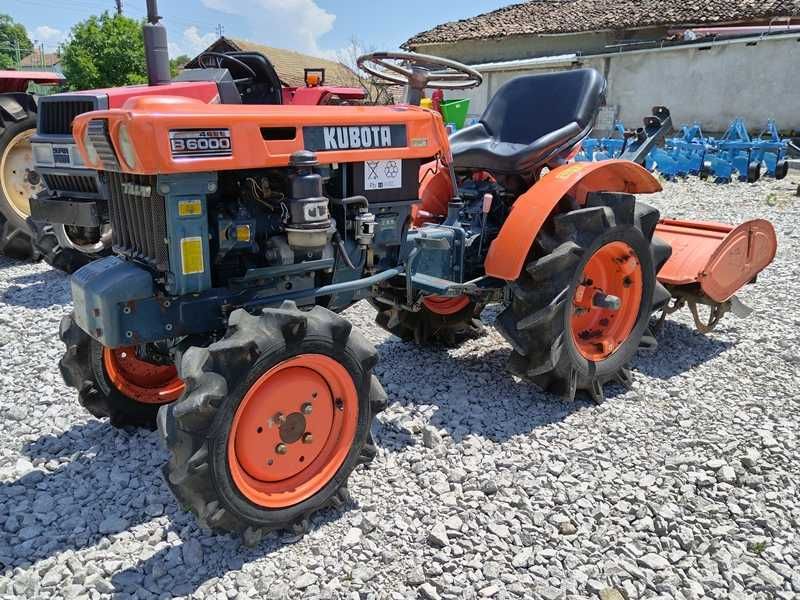 Японски трактор KUBOTA B6000 11 к.с. 4WD с фреза - ДЖЕЙ ТРЕЙДИНГ