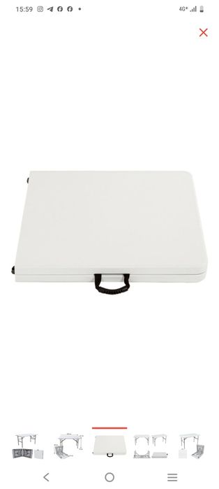 Пластмассовый Раскладной стол