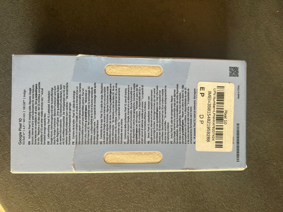 Vand Google Pixel 10