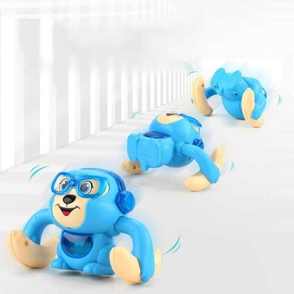 Бебешка играчка търкаляща се маймунка