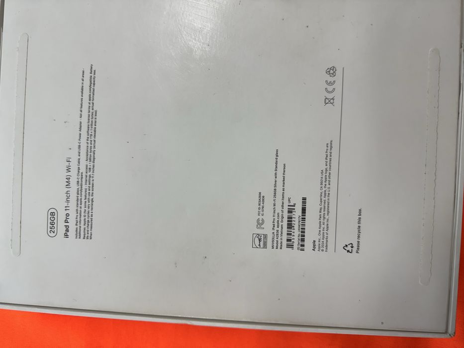 Ipad pro m4 256Gb