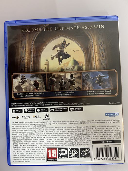 Assassins Creed Mirage PS 5