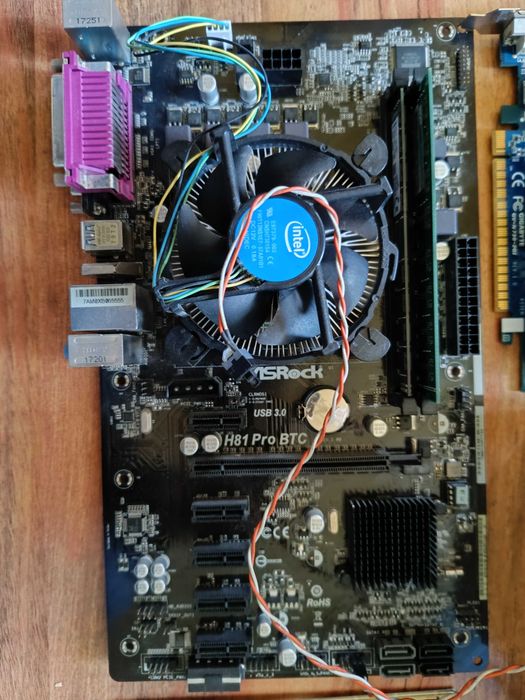 H81 Pro BTC + GT 730 2GB + CPU G3260 + 16gb ram + 256GB SSD + 450W PSU