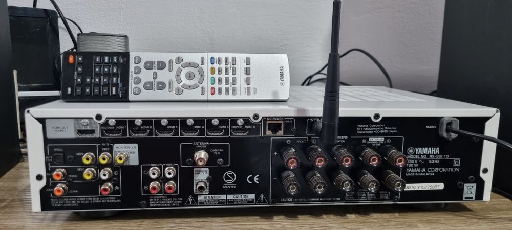 Receiver Yamaha RX S601D, bluetooth, usb, wifi, musiccast, hdmi, dab+