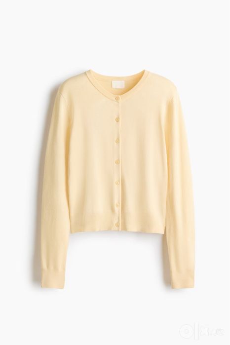 Кардиган H&M в трендовом сливочном цвете
