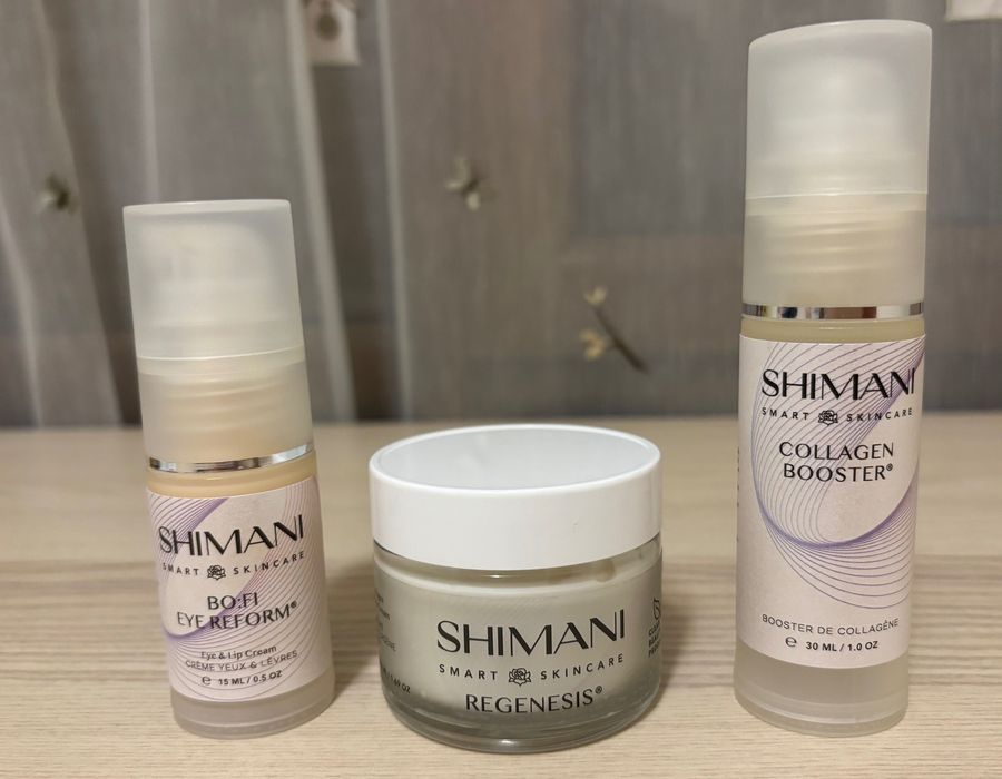 Shimani - крем за лице, серум и околоочен крем
