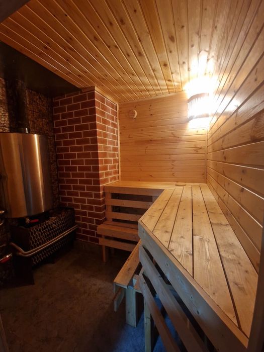 Семейная баня на дровах