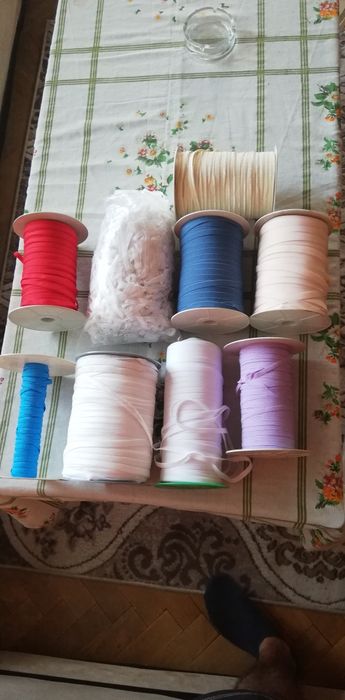 Шивашки ластик различни видове.