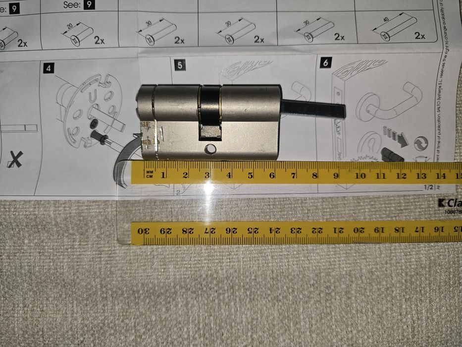 Cilindru yala Salto pentru incuietoare Smart