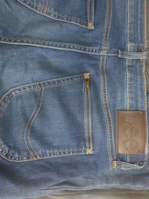 Blugi/Jeans Lee Malone Albaștri/Blue Wash W32L32