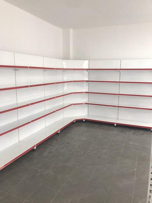 Торговое оборудование широкий ассортимент стеллажи витрины полки