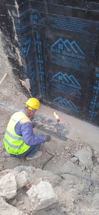 Гидроизоляция эксплуатируемой кровли Террасы Парковки