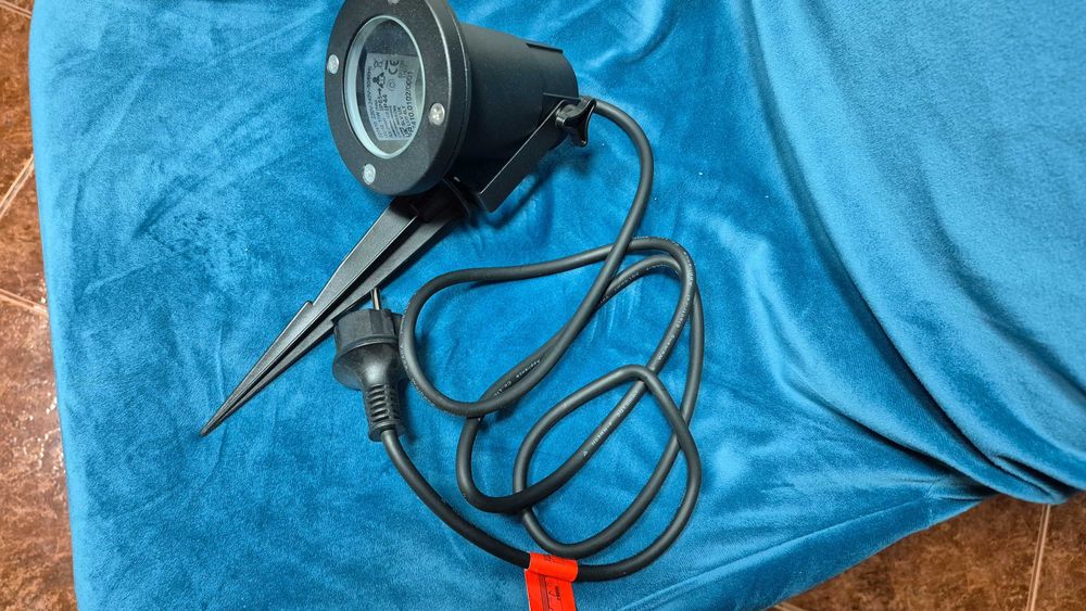 Spot de exterior SLV Nautilus Spike XL, negru, aluminiu, Ø 6,5 cm