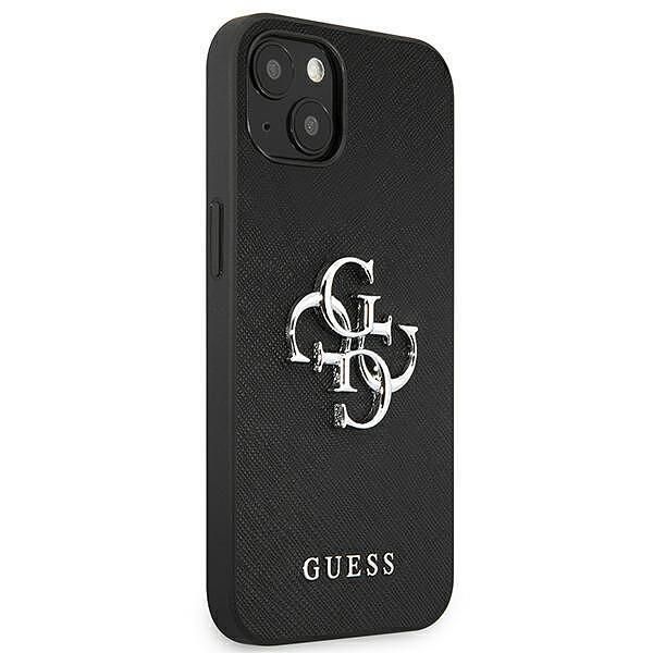 Guess hardcase saffiano 4g metal logo - дизайнерски кожен кейс за ipho