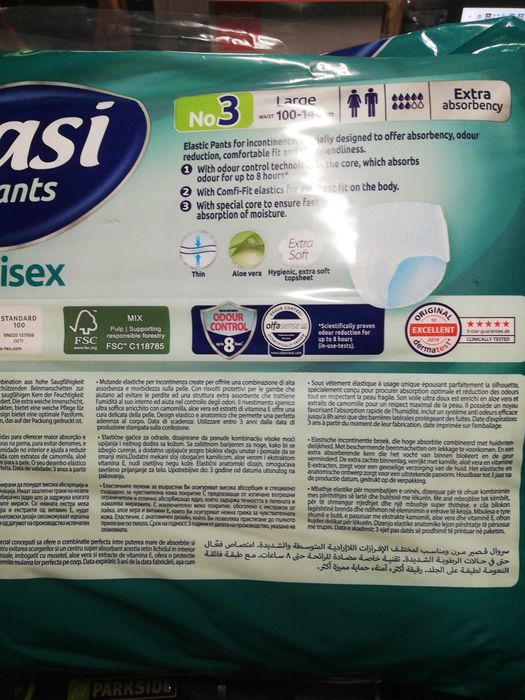 Pampers IASI Pants unisex nr 3, Large 100-140cm