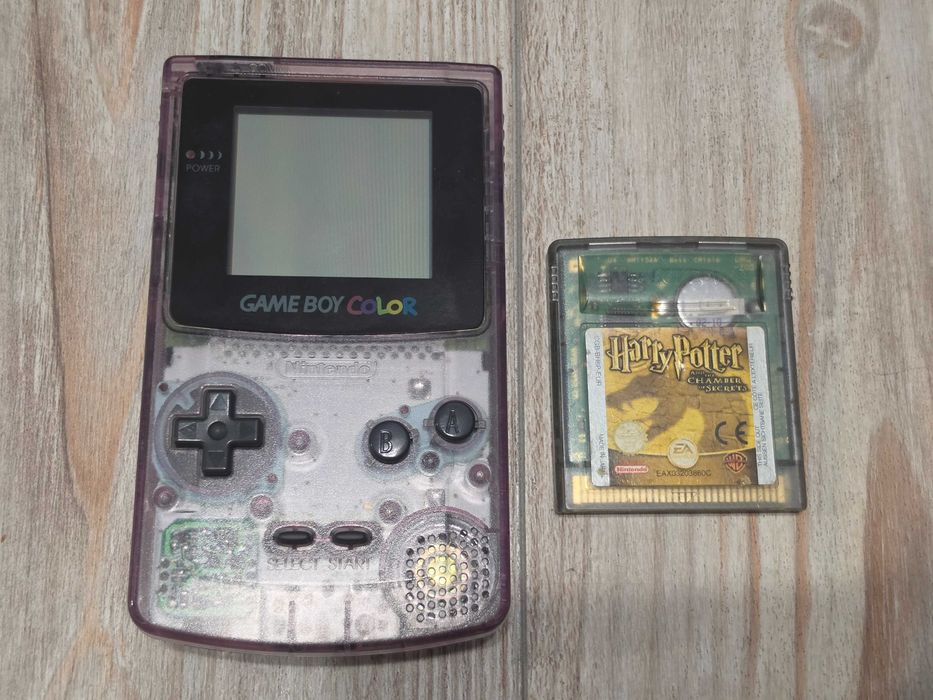 Nintendo Gameboy Color Clear purple si joc Harry Potter