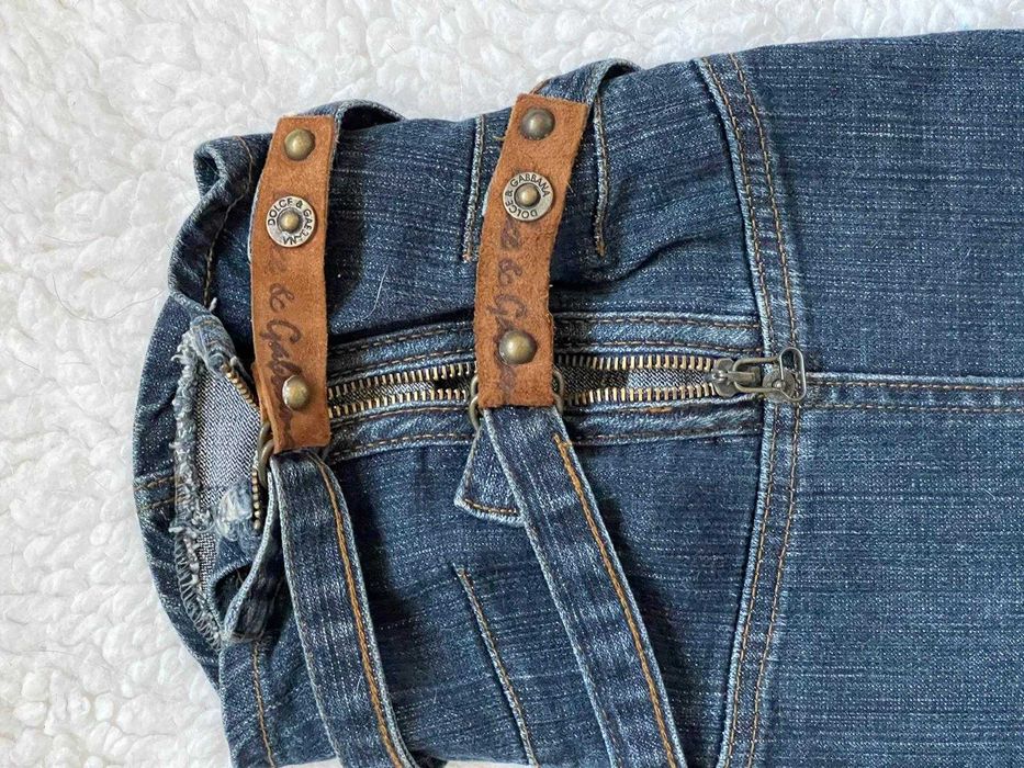 Blugi dama vintage pantaloni scurti blue jeans D&G vara