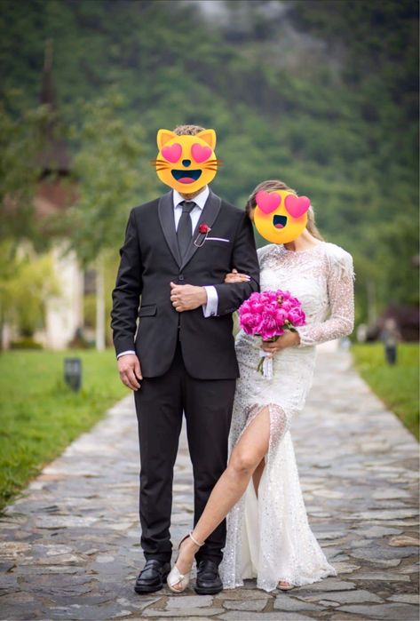 Rochie de mireasa cu aplicații