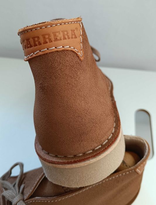 Ghete lace up chukka 44 premium Carrera NOI piele naturala moale