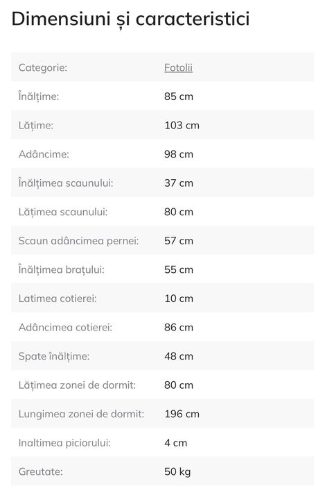 Fotoliu mare extensibil