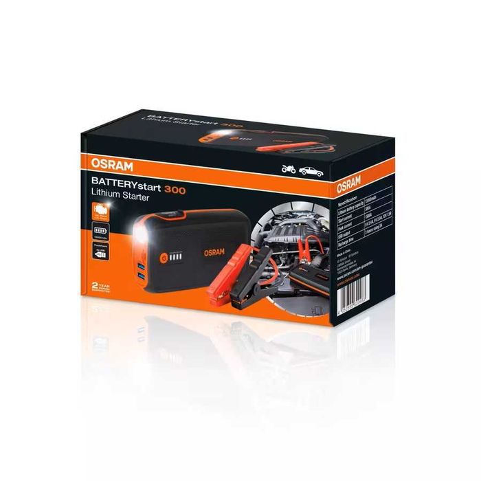 Старт устройство(booster/jump starter) OSRAM BATTERYstart 300(OBSL300)