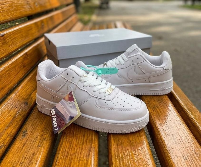 Nike Air Force One Triple White Alb - Unisex