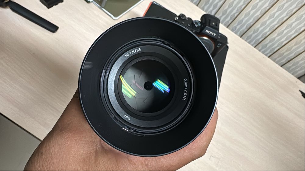 Sony FE85 mm 1.8 обектив