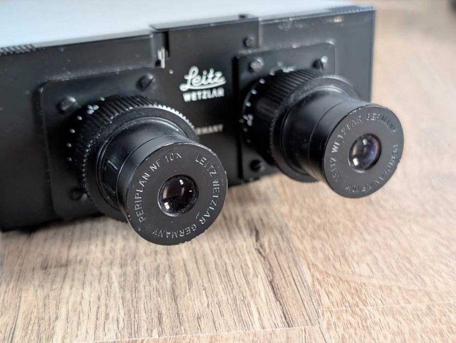 Piese microscop Leitz SM-LUX Pl Oel 100, Eyepiece Periplan, XY Micrometru