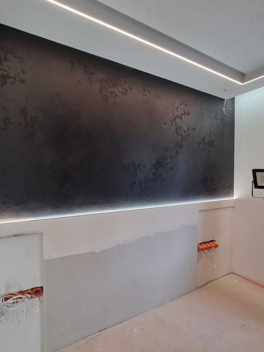 Арт бетон. Отточенто. Травертин. Микроцемент. Декоративная штукатурка.