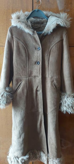 Дамски кожух от естествена кожа